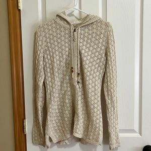 Athleta cream colored cardigan